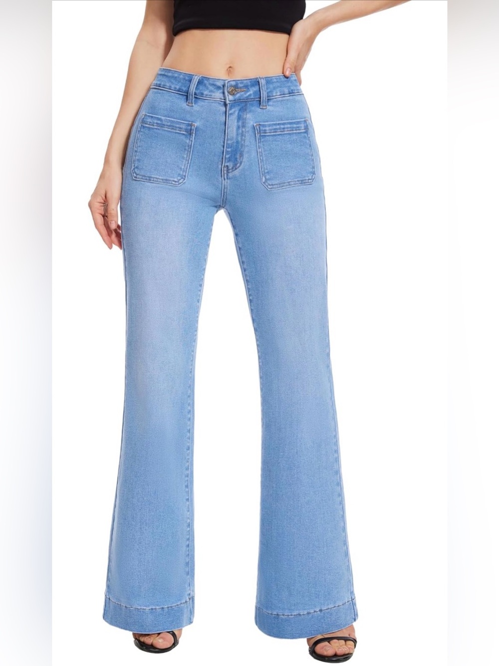 Women’s High Rise Wide Leg Jeans